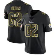 Men's Black Impact Limited Nate Gilliam Pittsburgh Jersey