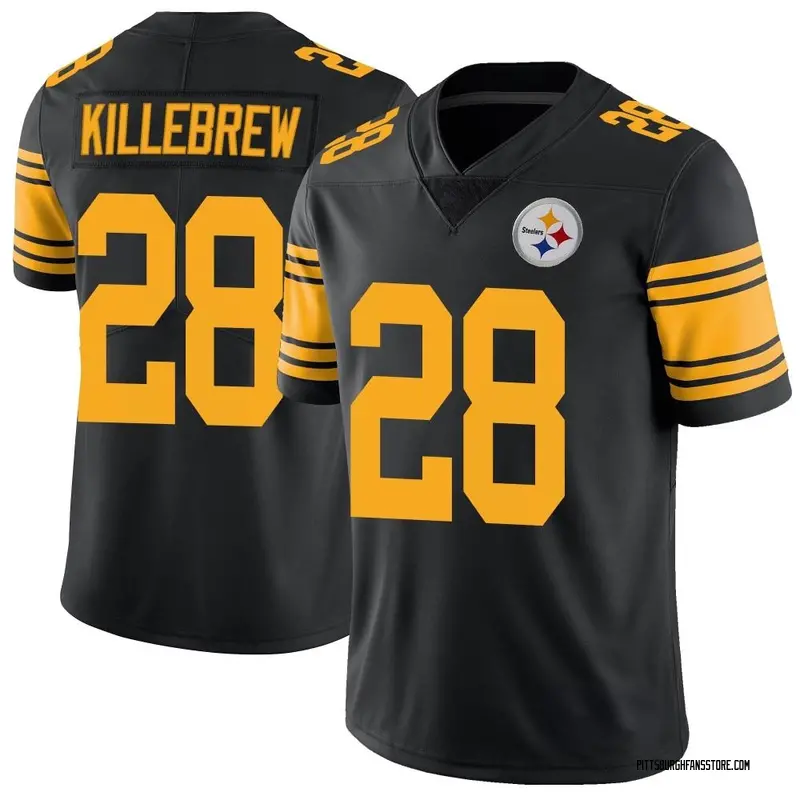 Men's Black Limited Miles Killebrew Pittsburgh Color Rush Jersey