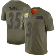 Men's Camo Limited Arthur Maulet Pittsburgh 2019 Salute to Service Jersey