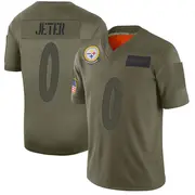 Men's Camo Limited Donovan Jeter Pittsburgh 2019 Salute to Service Jersey