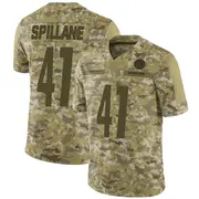 Men's Camo Limited Robert Spillane Pittsburgh 2018 Salute to Service Jersey