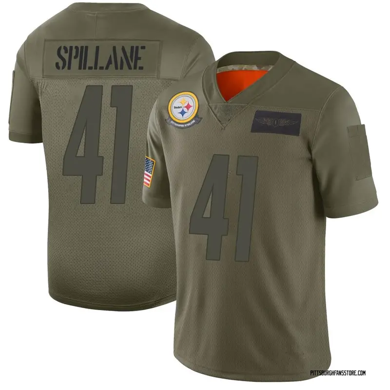 Men's Camo Limited Robert Spillane Pittsburgh 2019 Salute to Service Jersey