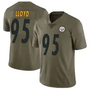 Men's Green Limited Greg Lloyd Pittsburgh 2017 Salute to Service Jersey