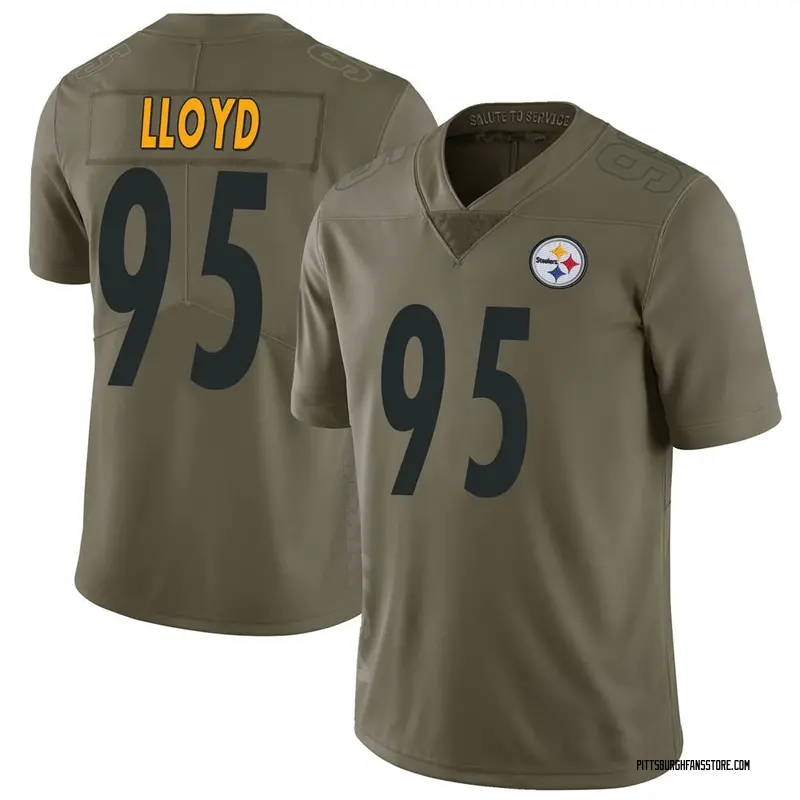 Men's Green Limited Greg Lloyd Pittsburgh 2017 Salute to Service Jersey