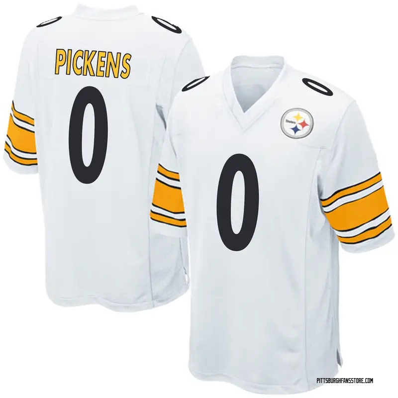 Men's White Game George Pickens Pittsburgh Jersey