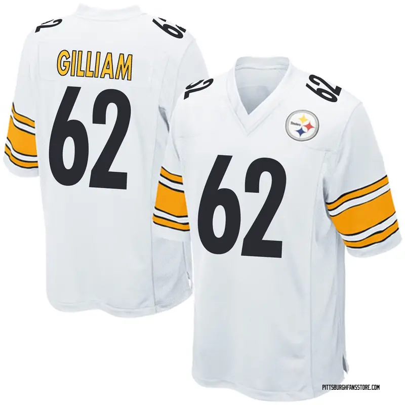 Men's White Game Nate Gilliam Pittsburgh Jersey