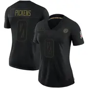 Women's Black Limited George Pickens Pittsburgh 2020 Salute To Service Jersey