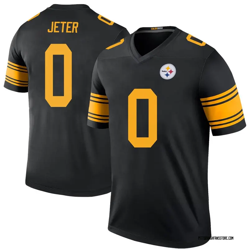 Youth Black Legend Donovan Jeter Pittsburgh Color Rush Jersey