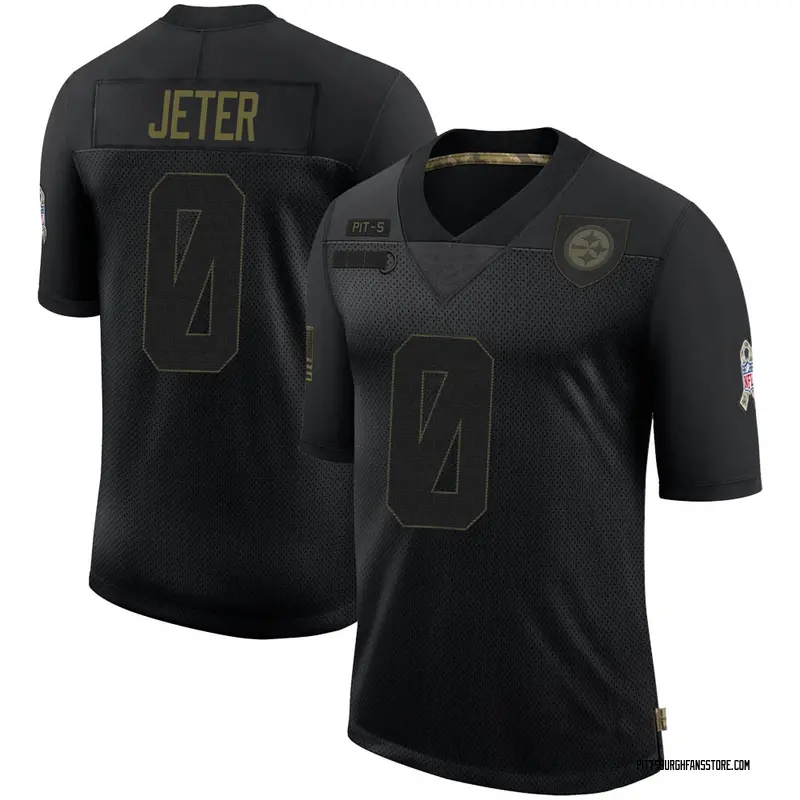 Youth Black Limited Donovan Jeter Pittsburgh 2020 Salute To Service Jersey