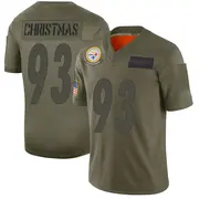 Youth Camo Limited Demarcus Christmas Pittsburgh 2019 Salute to Service Jersey