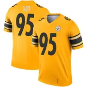 Youth Gold Legend Greg Lloyd Pittsburgh Inverted Jersey