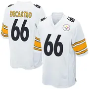 Youth White Game David DeCastro Pittsburgh Jersey