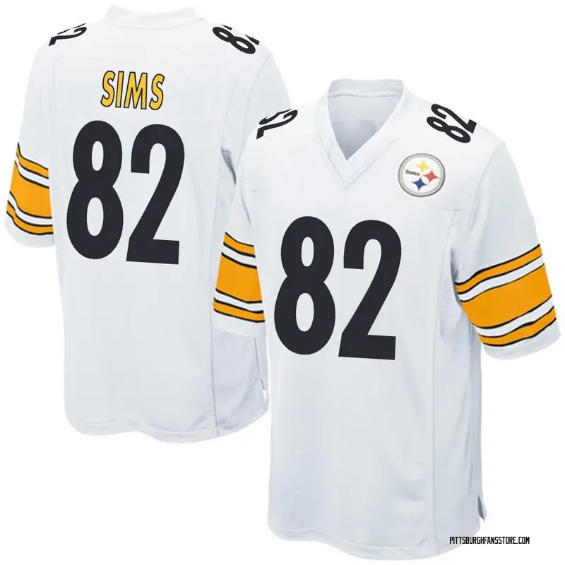 Youth White Game Steven Sims Pittsburgh Jersey